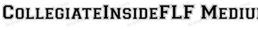 CollegiateInsideFLF Medium字体转换